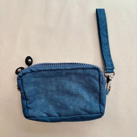 Kipling Stonewashed Blue Wristlet - Picture 6 of 6